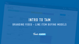 Branding Video - Line Item Buying Models