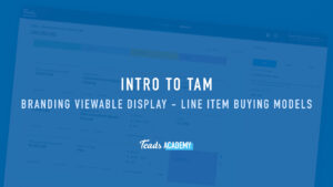 Branding Viewable Display – Line Item Buying Models